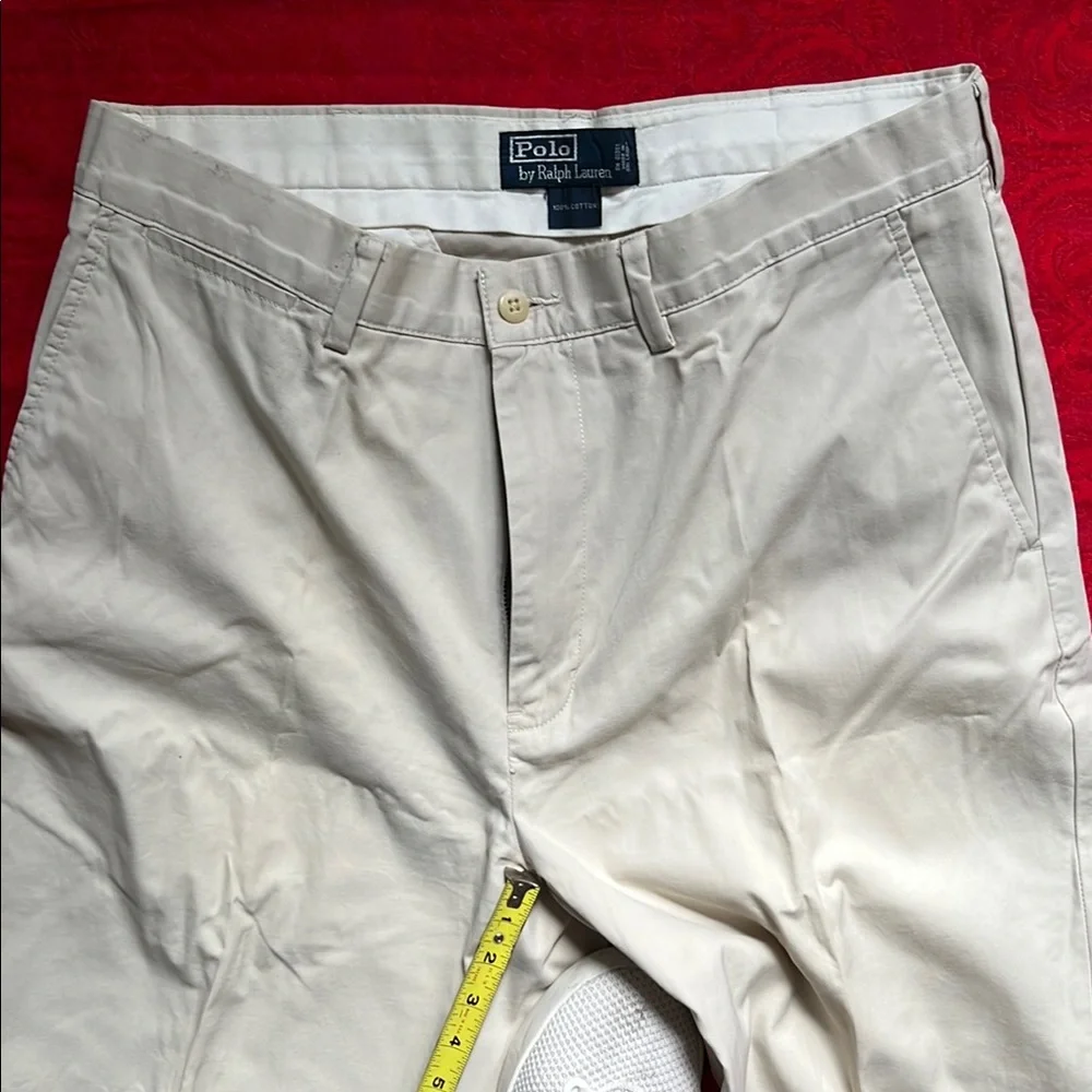 Ralph Lauren Khaki Pants 34/32 - Picture 3 of 6